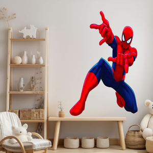 Naklejka na ścianę Spider Man klęka 90 cm na 60 cm