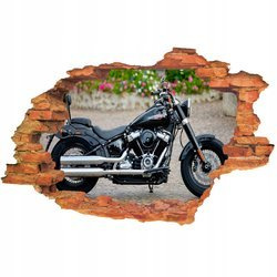 Naklejka na ścianę 3D Motor ścigacz Harley