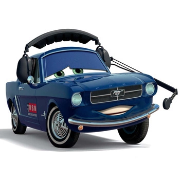 Naklejka na ścianę Niebieskie Auto Auta