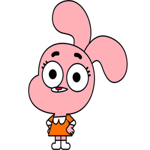 Naklejka na ścianę Niesamowity świat Gumballa Anais 90 cm na 60 cm