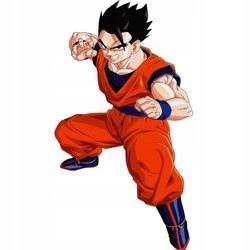 Naklejka na ścianę DRAGON BALL Gohan ultimate 90 cm na 60 cm