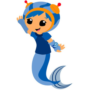 Naklejka na ścianę UMIZOOMI uśmiechnięta Geo 90 cm na 60 cm