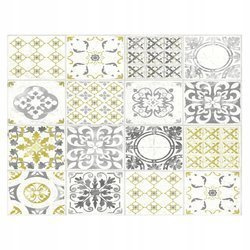 Naklejki do kuchni na ścianę kafelki kolory orientalne 90 cm na 60 cm