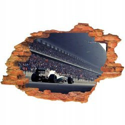 Naklejka na ścianę 3D FORMUŁA F1 pierwsza w wyścigu