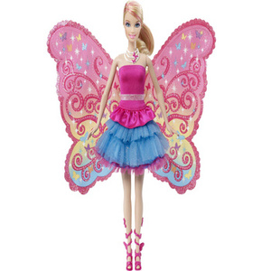Naklejka na ścianę Lalka BARBIE skrzydła motyla 90 cm na 60 cm
