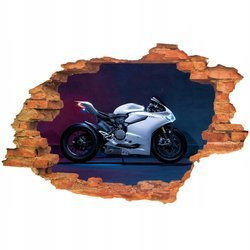 Naklejka na ścianę 3D Motor ścigacz Ducati 899 Panigale
