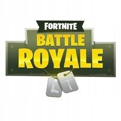 Naklejk na ścianę FORTNITE logo Battle Royale 90 cm na 60 cm