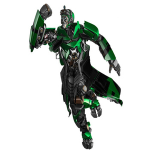 Naklejka na ścianę zielony Transformers 90 cm na 60 cm