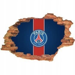 Naklejka na ścianę 3D PSG Logo