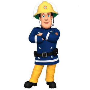 Naklejka na ścianę Strażak Sam 90 cm na 60 cm