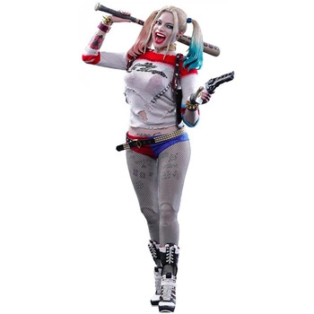 Naklejka na ścianę Harley Quinn z pistoletem 90 cm na 60 cm