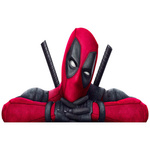 Naklejka na ścianę Deadpool patrzy na Ciebie 90 cm na 60 cm