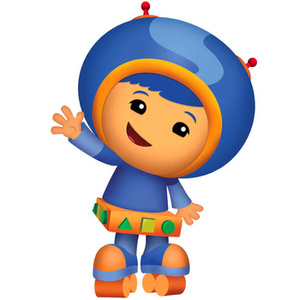 Naklejka na ścianę UMIZOOMI Geo macha prawą ręką 90 cm na 60 cm