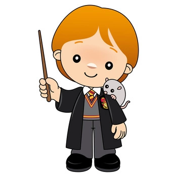 Naklejki na ścianę Harry Potter Ron 90 cm na 60 cm