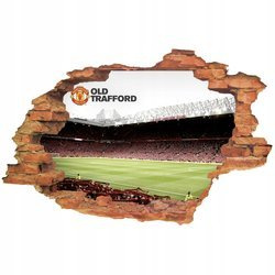 Naklejka na ścianę 3D Manchester United szaliki w górę