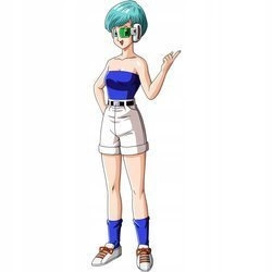 Naklejka na ścianę DRAGON BALL Bulma 90 cm na 60 cm