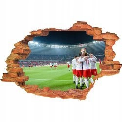 Naklejka na ścianę 3D Reprezentacja Polski po strzelonym golu