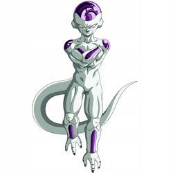 Naklejka na ścianę DRAGON BALL Freeza czwarta forma 90 cm na 60 cm