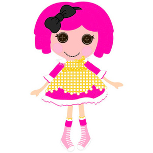 Naklejka na ścianę Lalaloopsy Balonówka 90 cm na 60 cm