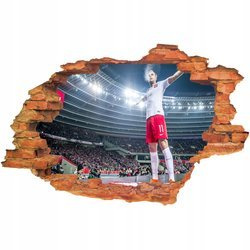 Naklejka na ścianę 3D Reprezentacja Polski turbo Grosik