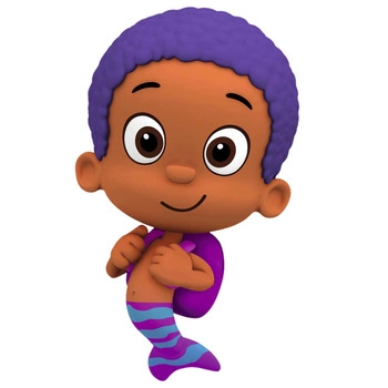 Naklejka na ścianę Bąbelkowy świat gupików Goby 90 cm na 60 cm