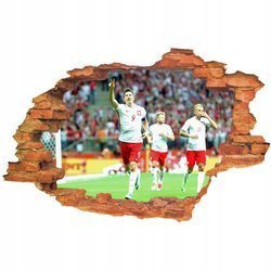 Naklejka na ścianę 3D Reprezentacja Polski Robert Lewandowski