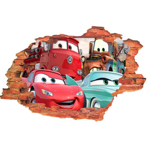 Naklejka na ścianę 3D CARS AUTA Lola Edek 90 cm na 60 cm