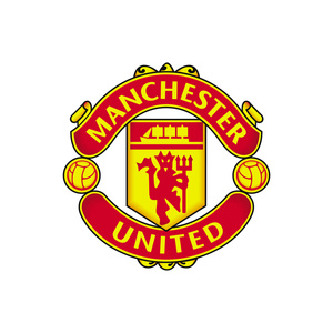 Naklejka na ścianę Logo Manchester United 60 cm na 60 cm