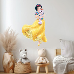 Naklejka na ścianę Księżniczki Disney Śnieżka 90 cm na 60 cm