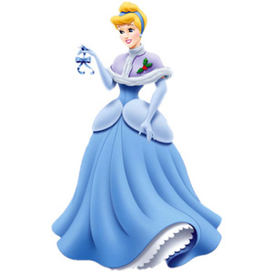 Naklejka na ścianę Kopciuszek na balu 90 cm na 60 cm