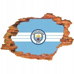 Naklejka na ścianę 3D Manchester City Logo klubu