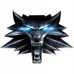 Naklejka na ścianę Wiedźmin medalion 90 cm na 60 cm