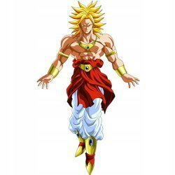 Naklejka na ścianę DRAGON BALL Brolly 90 cm na 60 cm