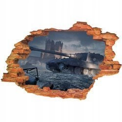 Naklejki na ścianę 3D World of Tanks dla dzieci