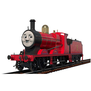 Naklejka na ścianę Tomek i przyjaciele Kuba na torach 90 cm na 60 cm