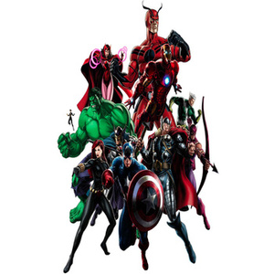 Naklejka na ścianę Avengers komiksowa wersja 90 cm na 60 cm