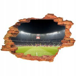 Naklejka na ścianę 3D Reprezentacja Polski stadion