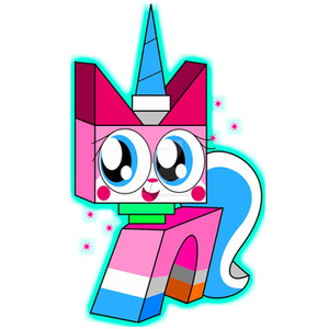 Naklejka na ścianę Kicia Rożek maślane oczy 90 cm na 60 cm