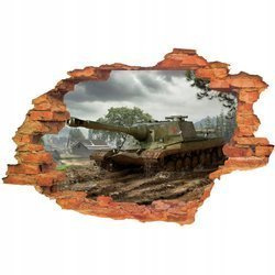 Naklejki na ścianę 3D World of Tanks dla dzieci