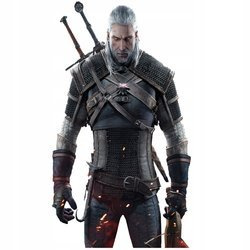 Naklejka na ścianę Wiedźmin 90 cm na 60 cm