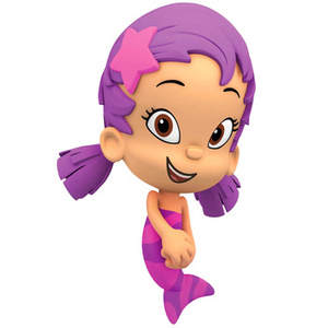 Naklejka na ścianę Bąbelkowy świat gupików Oona 90 cm na 60 cm