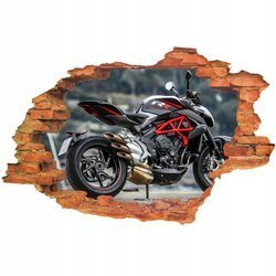 Naklejka na ścianę 3D Motor ścigacz Agusta Brutale