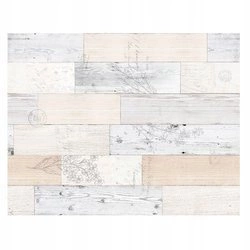 Naklejki do kuchni na ścianę kafelki cegła kolory pastelowe 90 cm na 60 cm