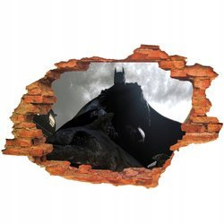 Naklejka na Ścianę 3D Batman Władca Wysokości