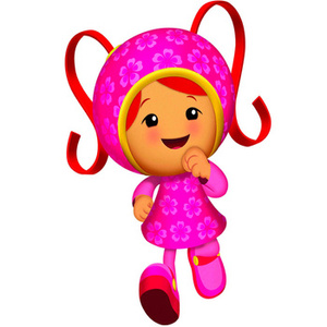 Naklejka na ścianę UMIZOOMI wesoło biegnąca Milli 90 cm na 60 cm