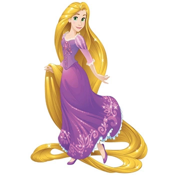 Naklejka na ścianę Zaplątani Roszpunka 90 cm na 60 cm