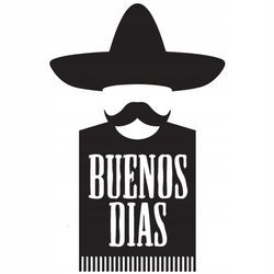 Naklejka na ścianę Do Kuchni buenos dias 75 cm na 45 cm