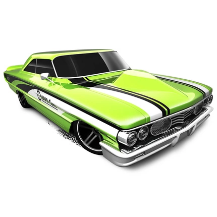 Naklejka na ścianę Hot Wheels amerykański samochód 60 cm na 90 cm