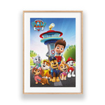 Plakat Psi Patrol w Ramce 42x30 cm – Baza i Drużyna | Dekoracja do Pokoju Dziecka