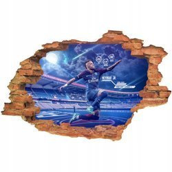 Naklejka na ścianę 3D PSG cieszynka Naymar